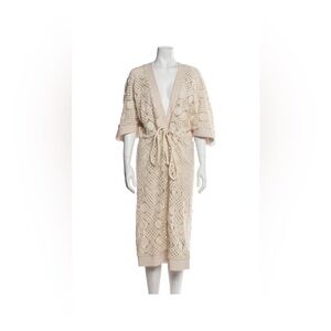 **SOLD** ANDREA IYAMAH Lace Pattern Midi Dress